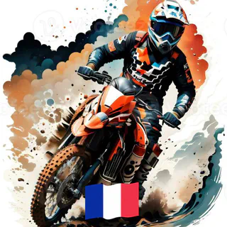 Moto Cross Argent Sur Sauldre